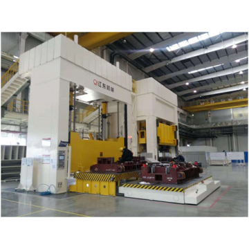 Mould spotting hydraulic press
